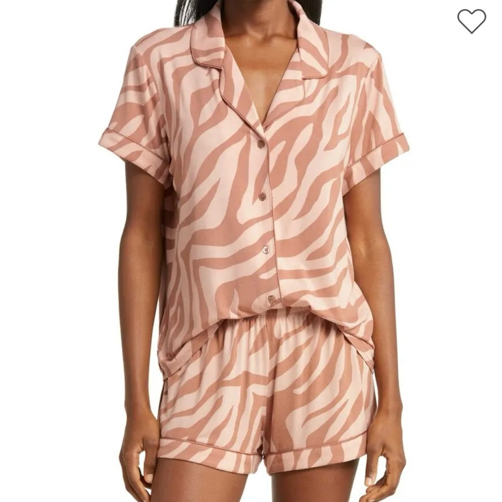 NORDSTROM Zebra Print Super Soft Pajama Set